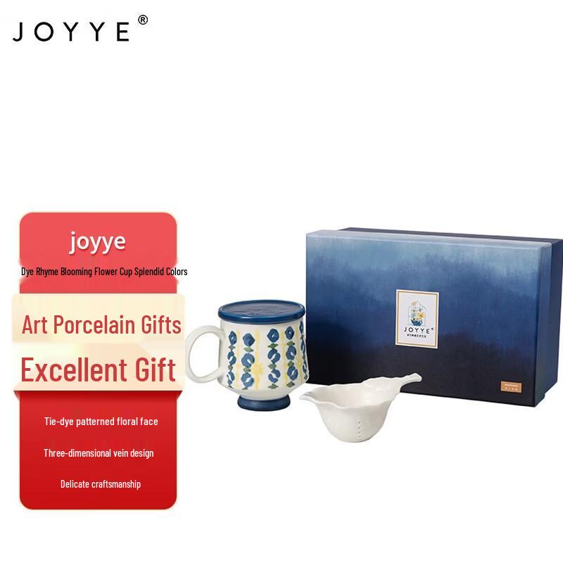 JOYYE Floral Design Ceramic Cup