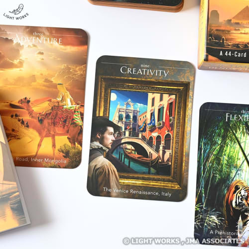 Time Traveler's Oracle (First Press Limited Edition) [Japanese Instruction Manual Included] Authentic Fortune Telling Oracle Cards by Dennis Lin, Dire