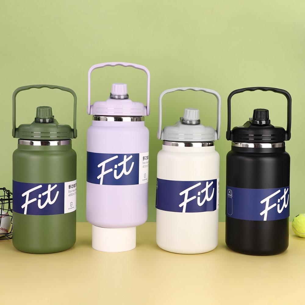 Stainless Steel Insulated Water Bottle 1.5/2/2.5L Vacuum Flask Sport Thermal Cup  Cold/Hot Water