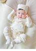 YIN OON Newborn Undershirt Combination Long Sleeve Front Baby Baby Baby Gift Pear Size 52 Clothes, Romper, Undershirt, Coverall, Opening, Clothes,
