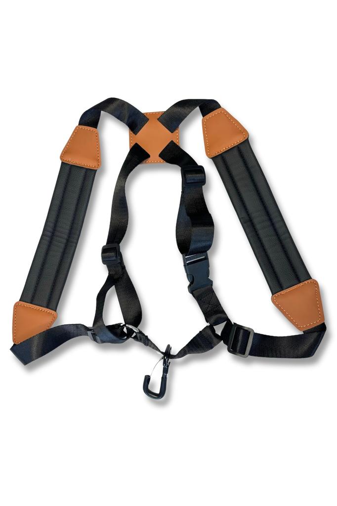 Saxophone Strap Harness, Shoulder Strap for Saxophone, Medium Size, Fits Alto Saxophone, Baritone Saxophone, Soprano Saxophone