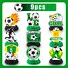 Soccer Honeycomb Centerpieces, 9 Pcs Soccer Ball Honeycomb Centerpiece 3D Centerpieces for Table for Soccer Birthday Party Decorations