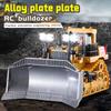 Zwn 2.4G Remote Control Excavator Dump Truck Rc Model Car Toy Professional Alloy Plastic Simulation Construction Vehicle For Kid