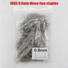 1~4SETS Tool Iron Staples S Wave Staples Welding Machine Accessories Bumper Repair Plastic Welding Bumper Soldering