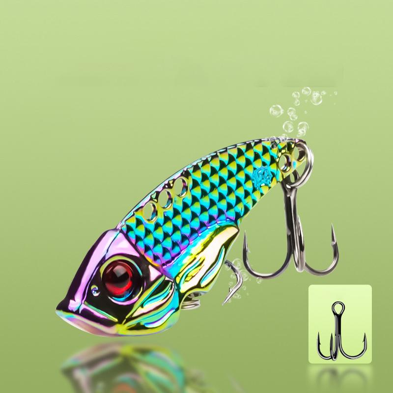 5 Piece Set Spinning Bait Spinner Spoon Sinking Blade Bait Metal Vib 3G 5G 7G 10G 15G Long Casting Vibration Jig Fishing Lure