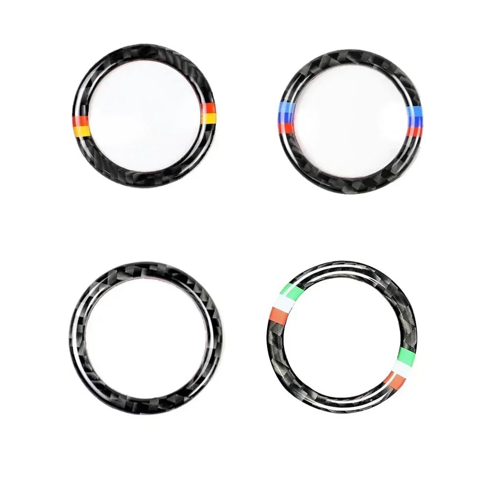 FA4New One-Click Start Decoration Circle Stickers Start Up Engine Button Decal For BMW 3 Series E90 E92 E93 320i Z4 E89 2009-2012