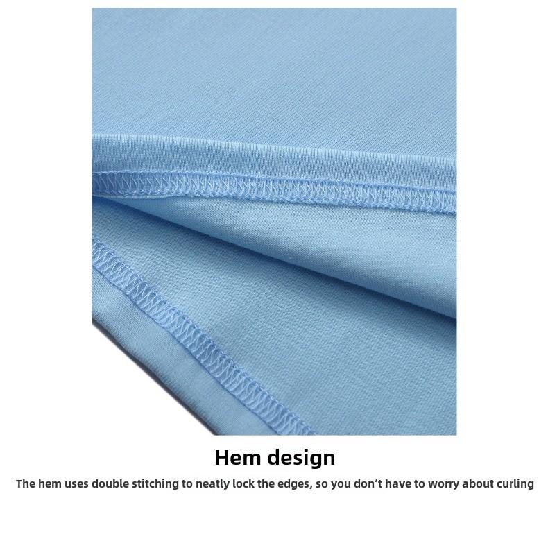 GMXIA Summer Men's Crew Neck Cotton Short Sleeve T-shirt Youth Fashion Print Loose Plus Size Trend Everything T-shirt