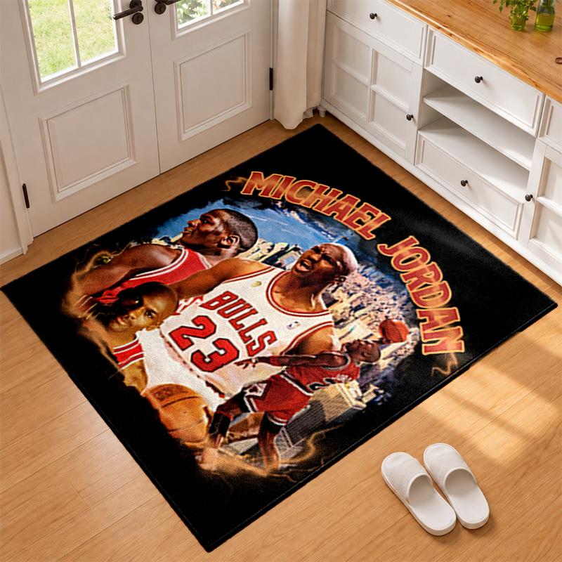 Chicago Bulls Carpet Door Mat for Living Room or Bedroom Protective Mat Under Chair Office Decoration Christmas Gift Birthday Present