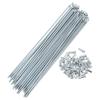 A ABSOPRO 13G Bicycle Spokes 167mm 36 Sets Galvanized Carbon