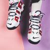 Nike Air More Uptempo White Blue Red Camo GS CZ7885-100