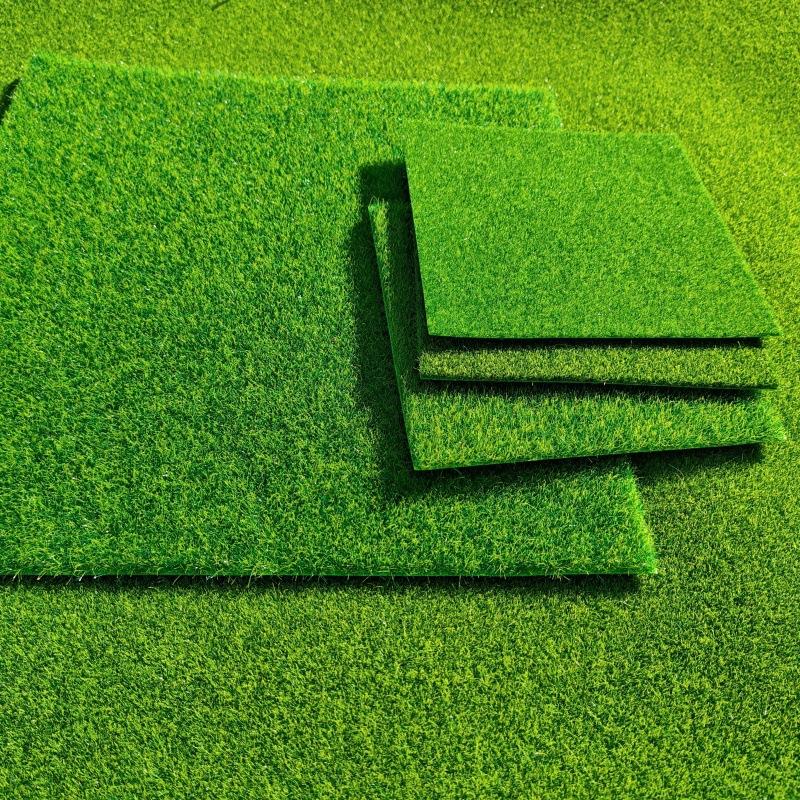 1/2Pcs Diy Project Model Scene Railway Layout Accessories 15/30Cm Square Grass Mat 3Mm 5Mm 8Mm Thick Artificial Lawn Carpet