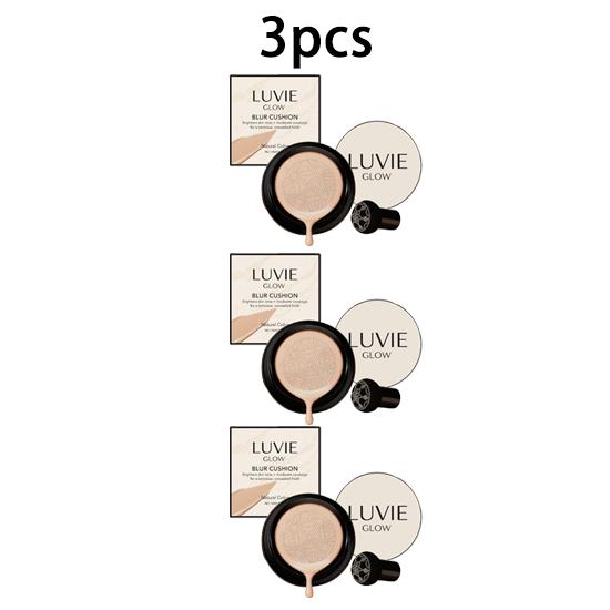 Brighten Flawless Air Cushion Cream, Natural Color, Multi-color Optional, Light and Moisturizing Base Makeup, Natural Skin Makeup Air Cushion 1pcs