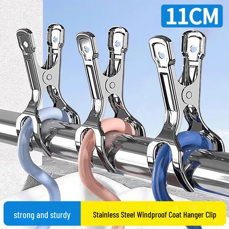 Stainless Steel Windproof Laundry Clips