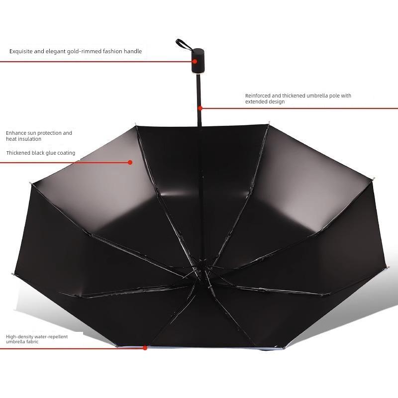 Automatic Sun and Rain Umbrella, Sun Protection and Shading, 70% Off Folding Umbrellas with Logo, Promotional Umbrellas, Large Quantity Uv