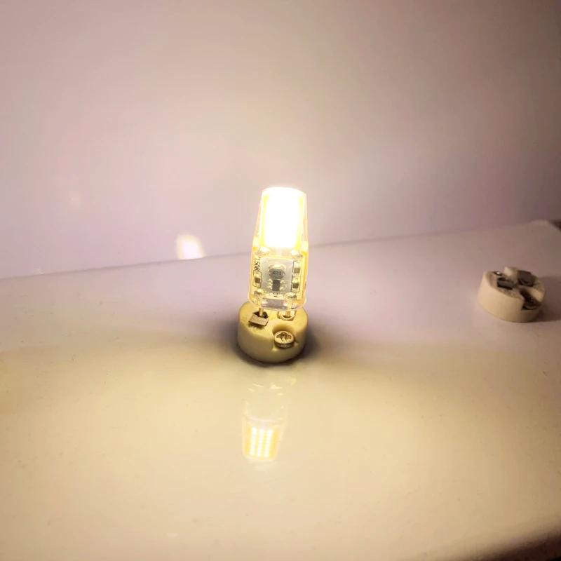 10X GY6.35 LED Silicone Lamp 5W Spotlight Replace Energy Saving Light 6500K Clear Bulb 4000K Beam Home House Living Room Bedroom