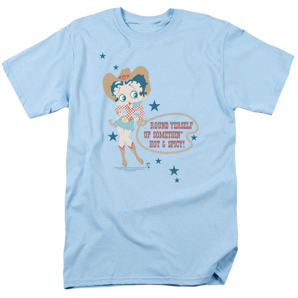 

Betty Boop Hot And Spicy Cowgirl T-Shirt - Adult, Child 4XL