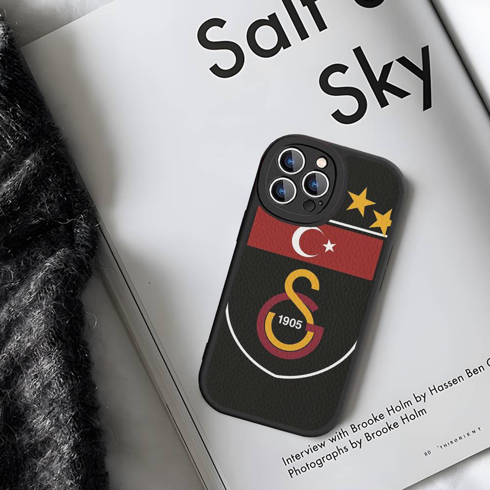1 Stück Klassische G-galatasaray-C-club Handyhülle Für IPhone 15 14 13 12 11 16 Pro Max Plus Leder Weiche Hülle