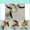 3d Cloth Realistic Artificial Lilies Fake Flowers For Wedding Decor Props Home