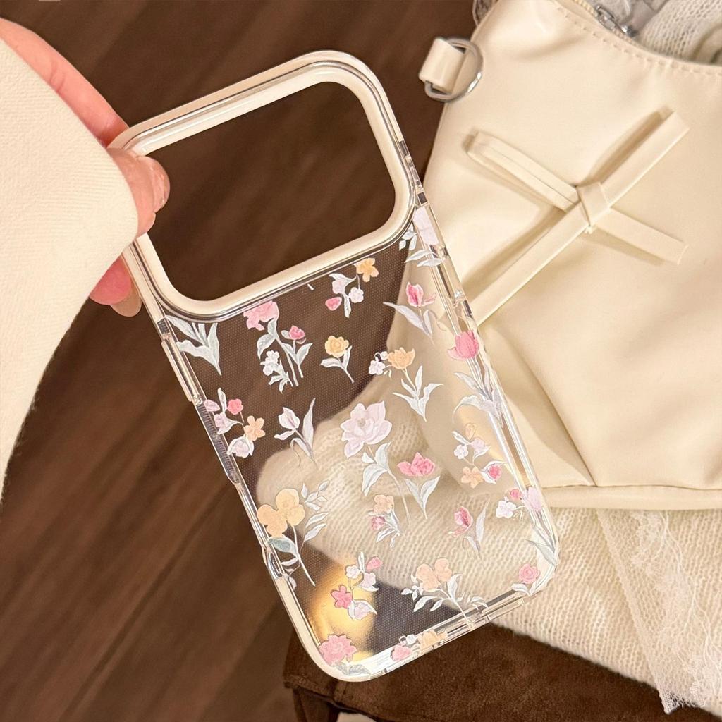 Oil Painting Floral Design Phone Case for iPhone 16, iPhone 17, iPhone 17 Pro Max