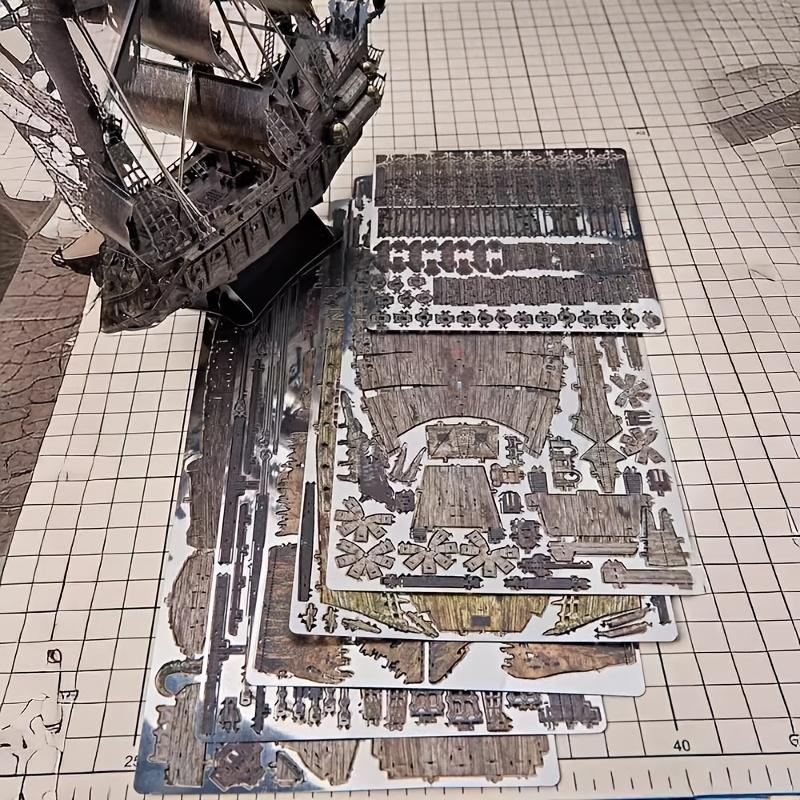 Precision Metal 3D Puzzle DIY Assembly Mechanical Model Creative Craft Ornament Home Decor Collectible.