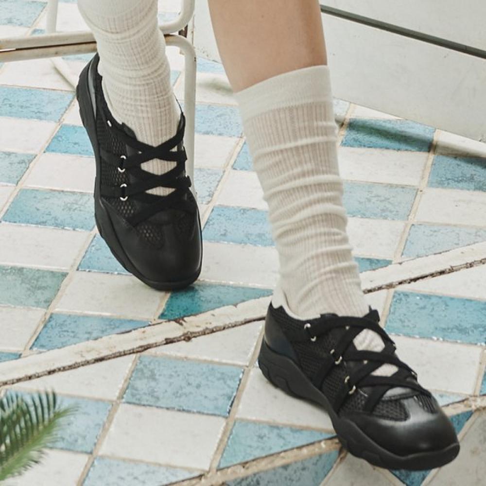 

Elizabeth Stewart Mesh Banded Sneakers Ebal157352 white/250