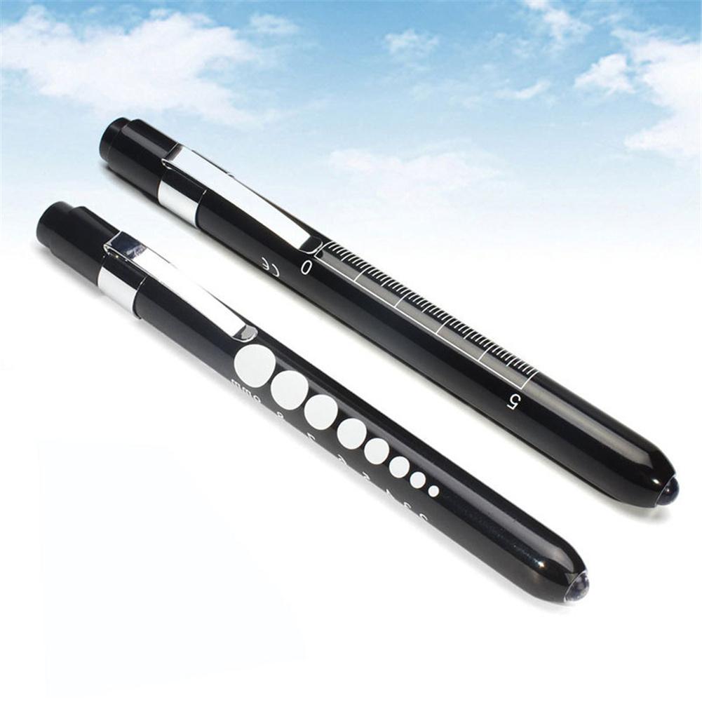 Flashlight Aluminum Alloy Scale Pen Light Pupil Oral Examination Pen Light Nurse Lamp