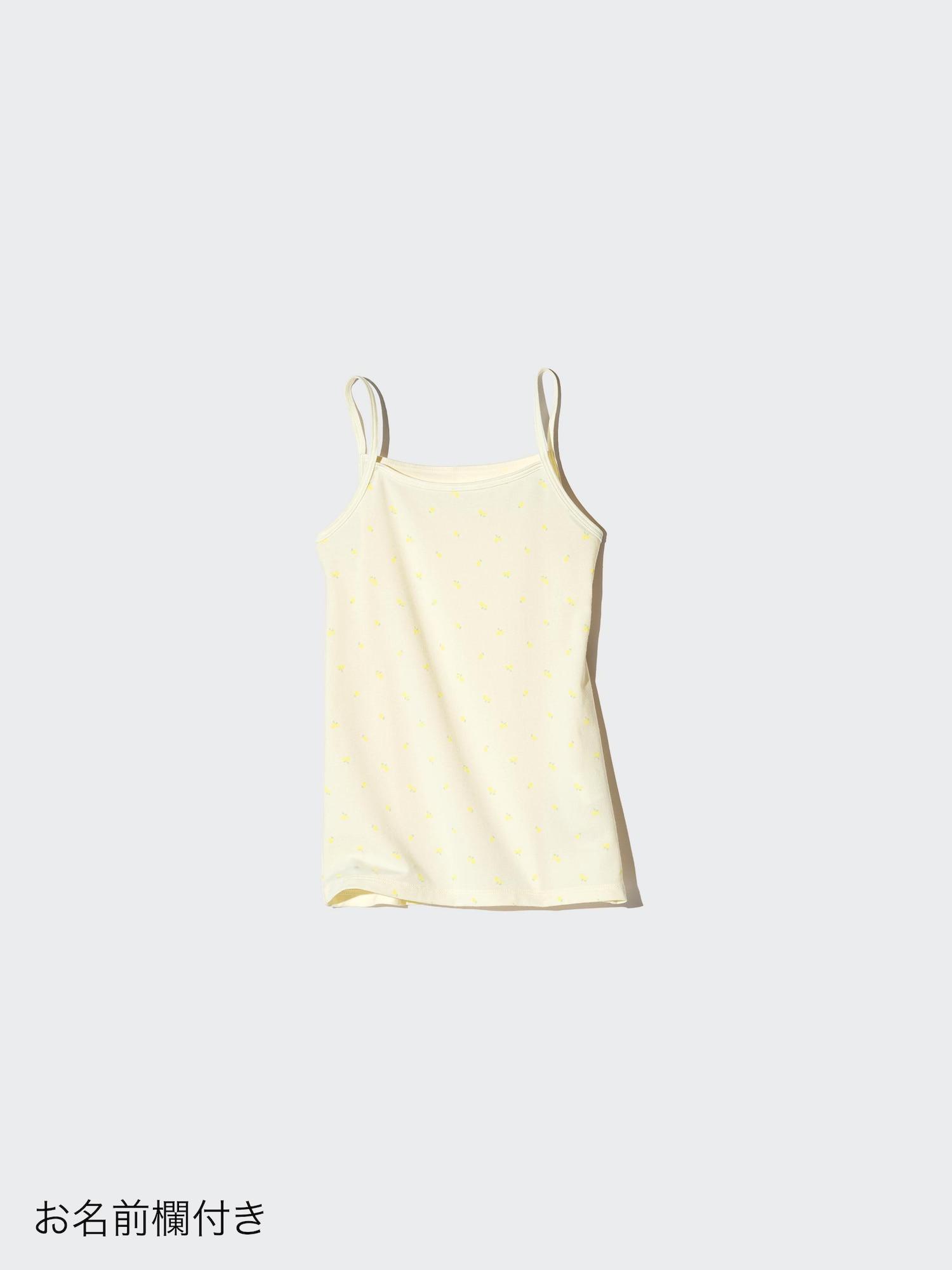 

Uniqlo Japan Girls Air Rhythm Хлопковая смесь Топ 41 YELLOW/160