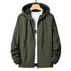 Spring and Autumn Jacket Men's Youth Sports Top Hooded Cardigan Jacket Men's Versatile Breathable Casual Versatile