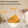 Ei-Rührbecher Backen Kochen Halbautomatisches Werkzeug Multifunktionale Ei-Schlagbecher für Milchpulver Marinaden Kuchenteig Säfte Saucen
