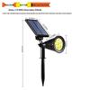 Solar-Powered Rainproof Outdoor Spotlight for Gardens and Lawns