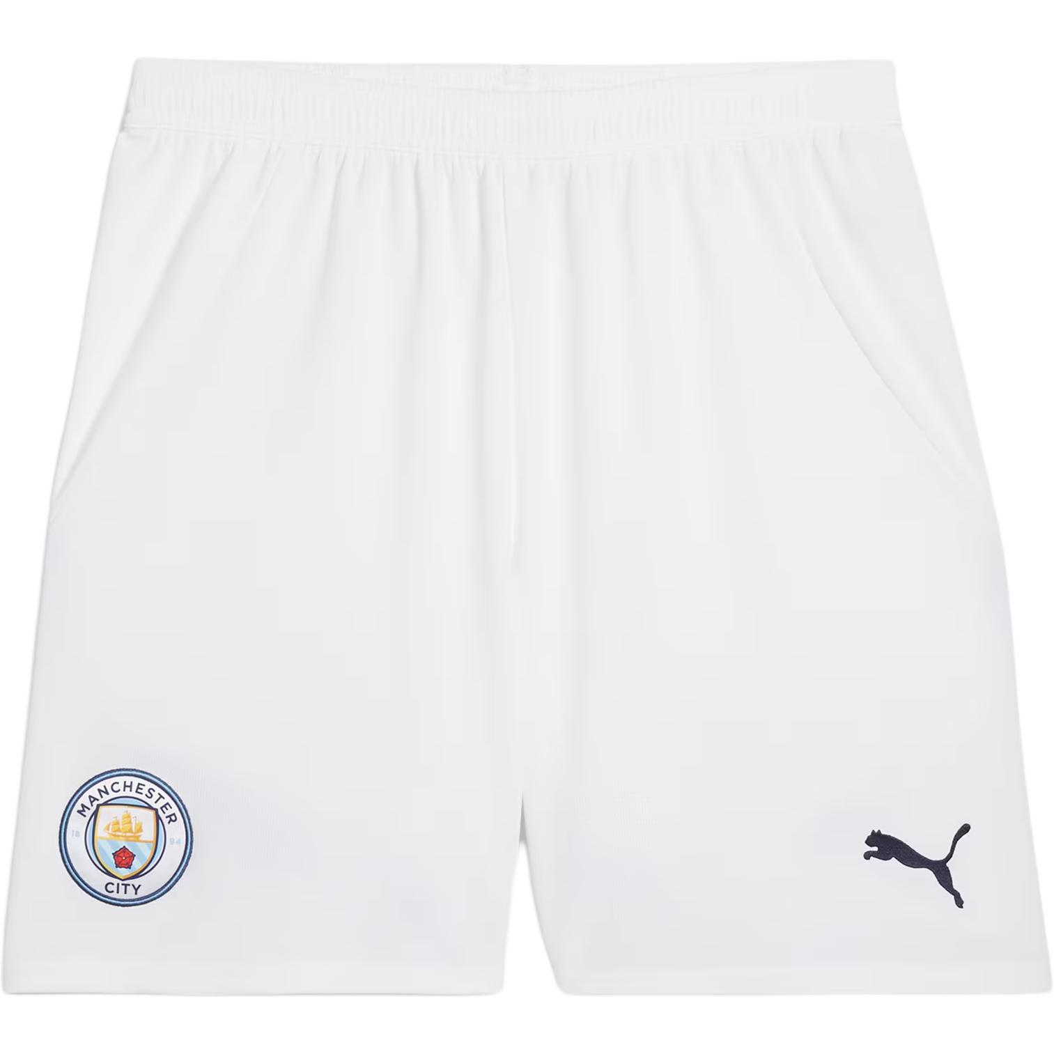 

Puma SS24 Manchester City Football Club Series повседневные эластичные свободные спортивные шорты мужские белые 775114-05 XL