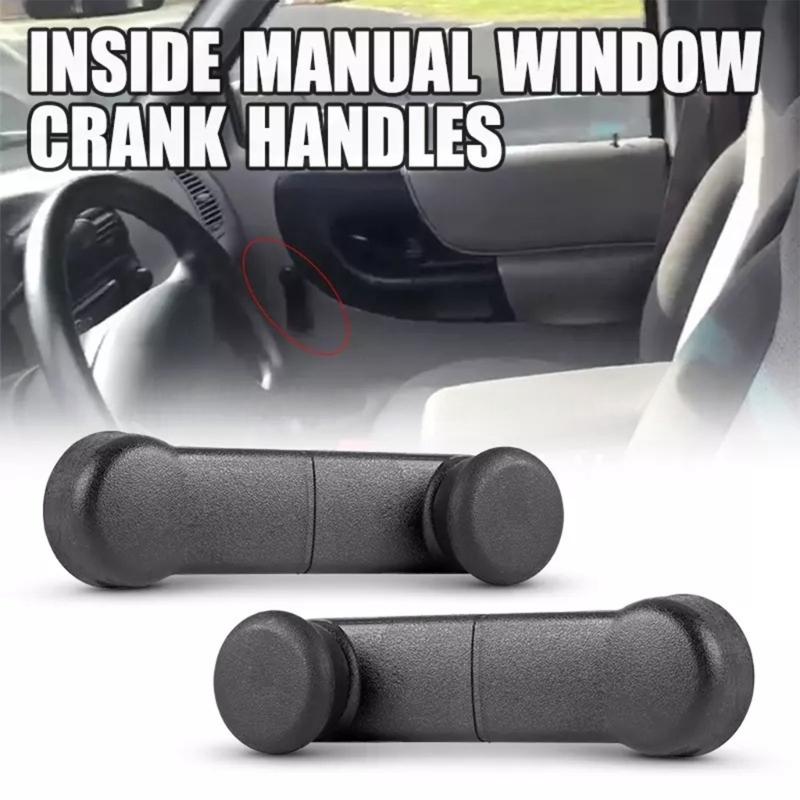 Black Car Door Window Crank Handle Replacement Part F37Z1023342A for F150 F250 F350 F450 F550 Models