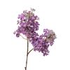 Finition Hydratante Fleurs de Lilas Artificielles Texture au Toucher Réel Bouquet de Fleurs en Soie à 2 Fourches Conception à Tige Fourchue Hortensia au Toucher Réel