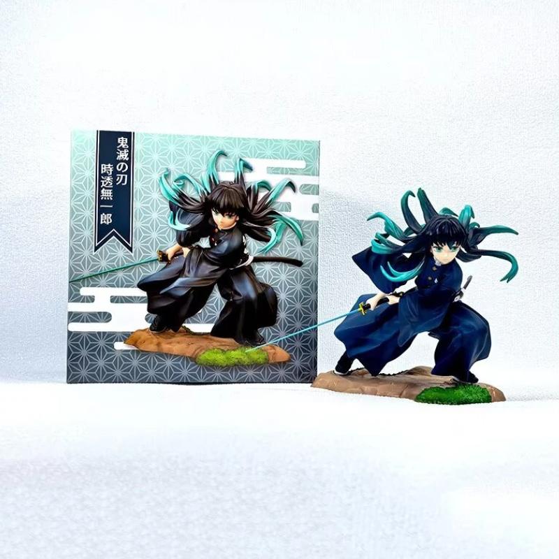 Demon Slayer Tokito Muichiro GK Figur Anime Statue Schreibtischdekoration Sammlerstück Spielzeug Anime Zubehör Figur Für Fans
