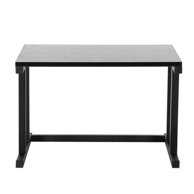 Wood Microwave Oven Stand Rack 2 Layers Storage Racks Kitchen Cabinet Counter Shelf(Black)