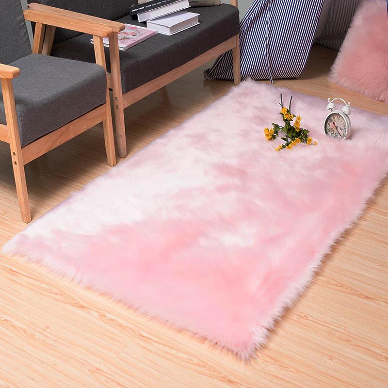 Australischer Langflor-Teppich - Rutschfeste Fußmatte für Wohnzimmer, Schlafzimmer oder Erker