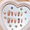 10Pack Rhinestones 3D Nail Art Crystal Rhinestones Nail Tips Decorations Crystal 3D Nails Charm Manicure for Women
