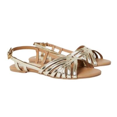 Dorothy Perkins Damen/Damen Lattice Slingback-Sandalen, flach