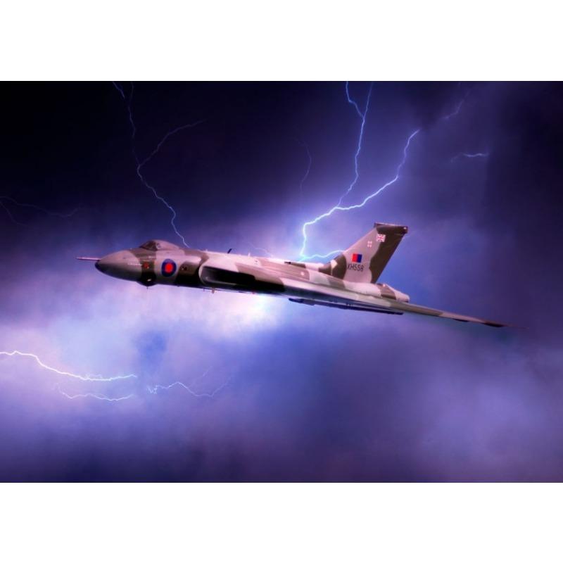 Sky Landscape Airplane Flying Airpower Art Collection Art Poster Canvas Painting Wall Print Picture for Living Room Home Decor