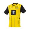 Borussia Dortmund Temporada 2024-2025 SS24 Secado Rápido Ajuste Delgado Manga Corta Camiseta de Fútbol Hombre Tops Amarillo 774946-01