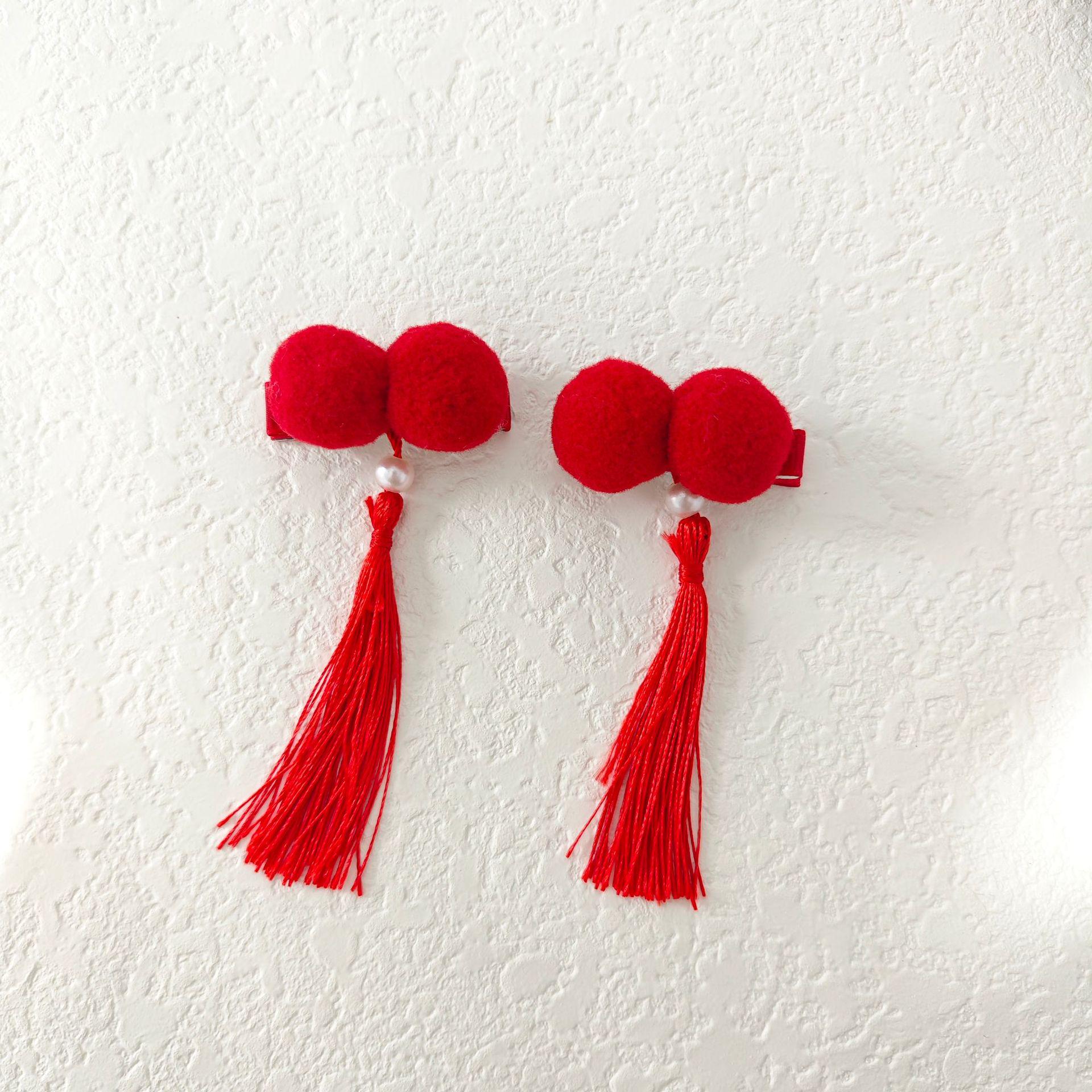 

Подвеска Лабубу: Наряд для младенца первого и второго поколения - Красная новогодняя накидка в старинном стиле For First and Second Generation Labubu Pendant