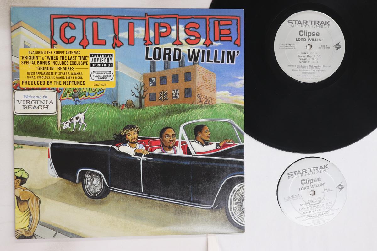 

LP Record CLIPSE - Lord Willin 07822147351 STAR TRAK 2002 US Rap & Hip-Hop/R&B Used
