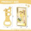 Golden Bottle Opener with Number Essential Beer Opener Tool for Any Celebration