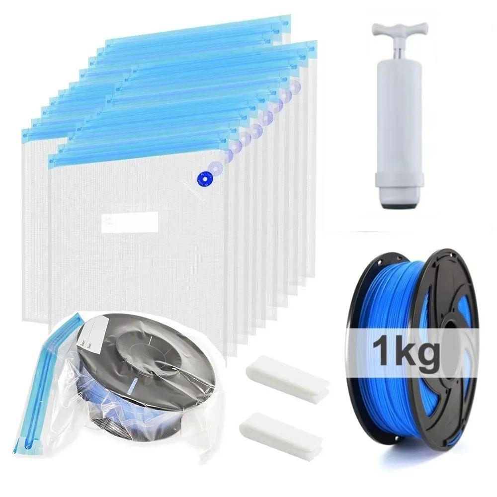 Moisture Resistant 3D Printing Material Bags Reusable Sealing Bags Printer Material Organization
