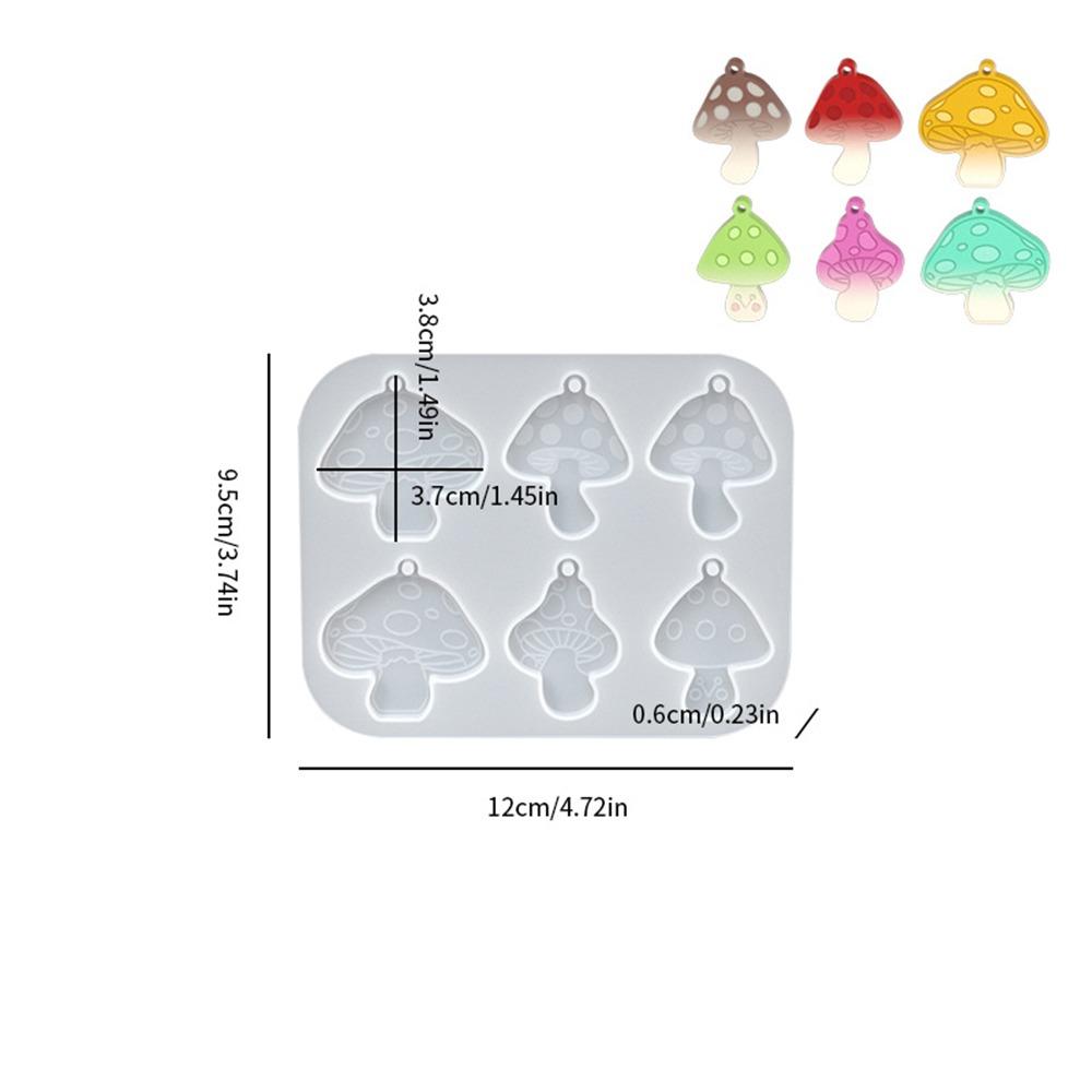 Easter Eggs Resin Casting Mould Rabbit Mushroom Pendant Making Mold Pendnat Making