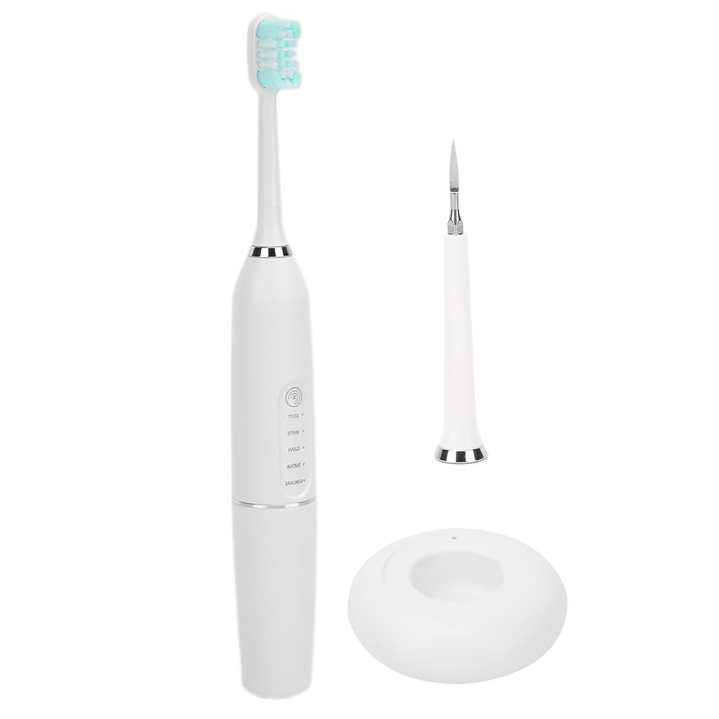 Children S Electric Toothbrush Wireless Charging Whitening Toothbrushes Deep Cleansing ToothbrushWhite