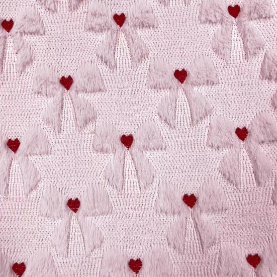 Throw Pillowcase Bowknot Heart Pattern Valentine Day Decorative Throw Pillow Cover Sofa Chair Patio Car Pillow Cushion