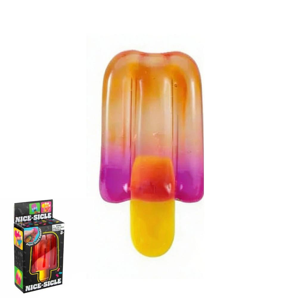 @Schylling Needoh Cub Senzorial de Strâns Jucărie:Ameliorarea stresului senzorial de vară, pentru strâns și joacă, Cutie surpriză Popsicle