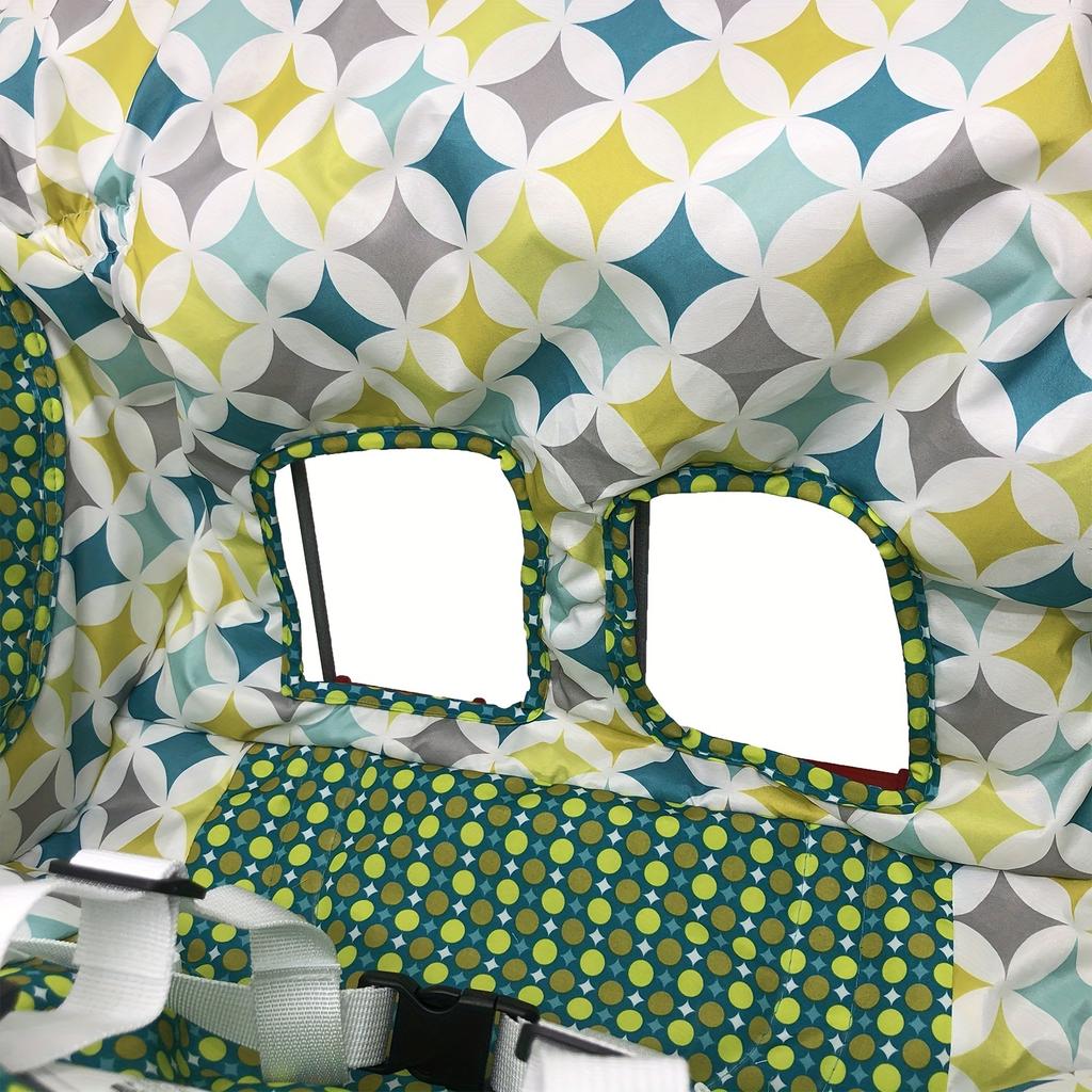 Cartoon 2-in-1 Baby and Children's Supermarket Shopping Cart Dining Chair Protection Safety Travel Cushion Portable