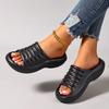 Thick-Soled EVA Slippers - Lightweight Minimalist Design with Soft Non-Slip Sole & Cloud-Like Cushioning, Hand Wash/Dry Clean, Open Toe Design